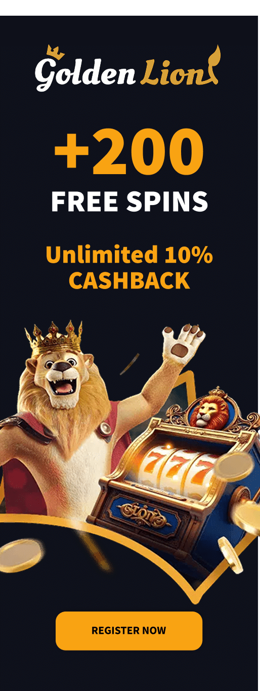 Golden Lion Casino Online Slots Game Free Spins And Unlimited Cashback